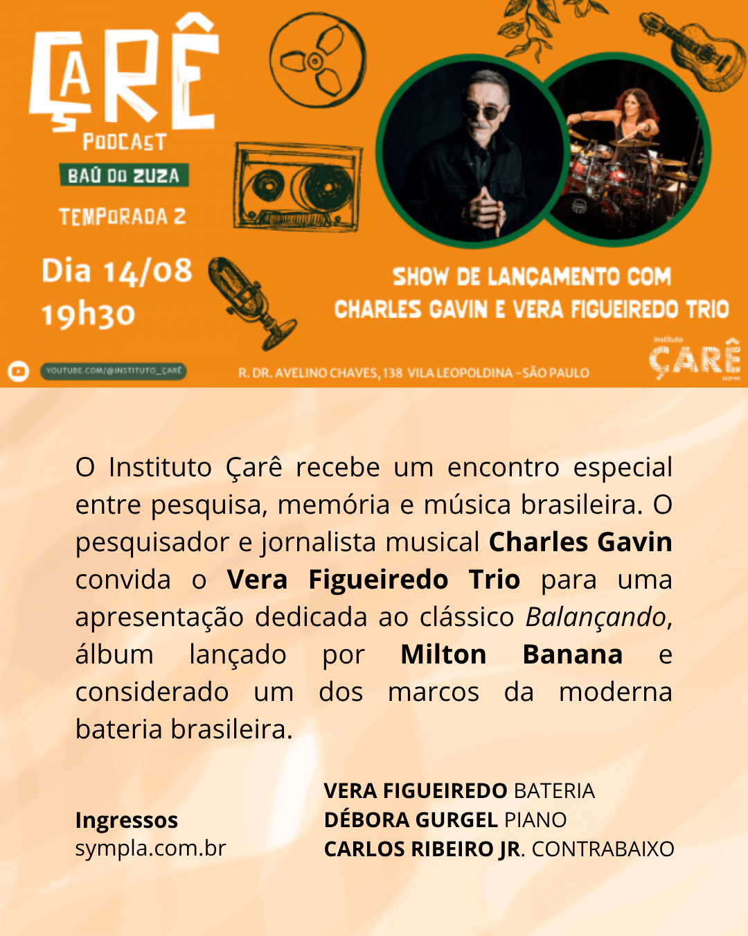Apresentação: Charles Gavin
